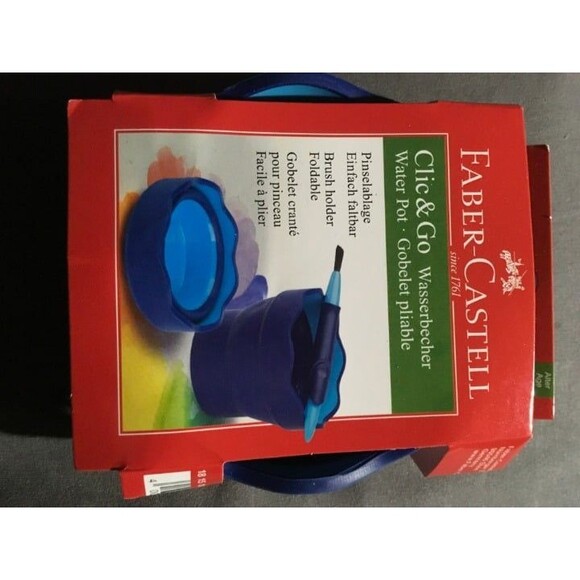 Faber-Castell Click N Go Water Pot Blue - Picture 3 of 3
